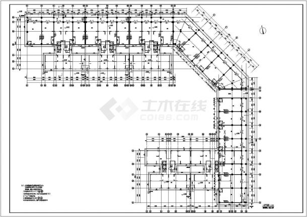 海南某地17层带商业住宅楼建筑图(总建筑面积20731.51平方米 剪力墙结构）-图一
