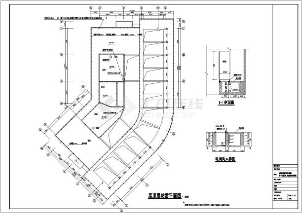 某15900㎡房地产开发公司十五层综合楼电气施工图-图二