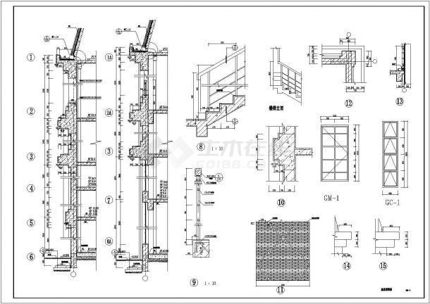 欧式园林观景塔建筑方案图（塔高34.3米）-图一