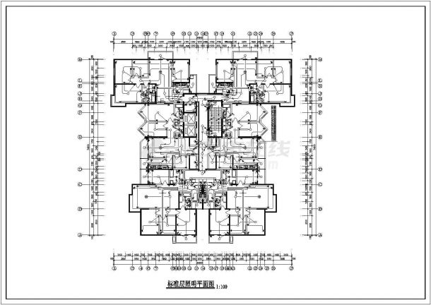 [北京]9909㎡大型甲类人防地下室电气全套施工图纸-图二