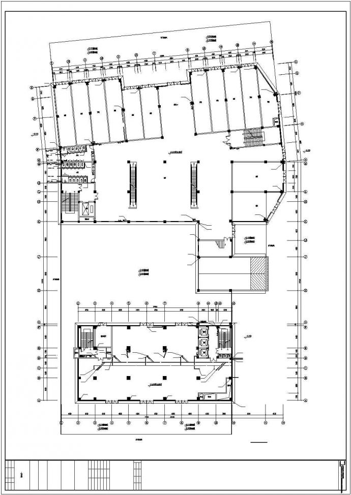 [江西]17层商业办公及公寓式综合型大厦给排水图纸（大空间灭火）_图1