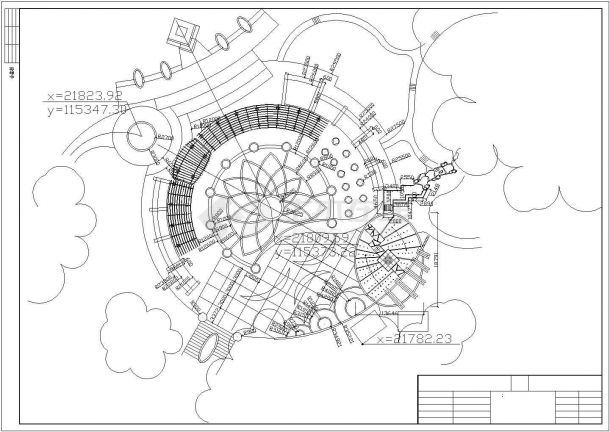 [深圳]五星级公园广场景区给排水图纸（含电气）-图一
