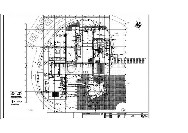 [四川]四层科技园区中心建筑给排水图纸-图二