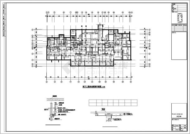 [江苏]89282㎡33层大型住宅小区全套给排水图纸（TTC同层排水、含5栋住宅楼）-图二