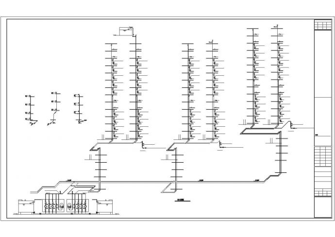 [湖南]2万㎡十八层多功能高层综合楼给排水图纸（含说明图）_图1