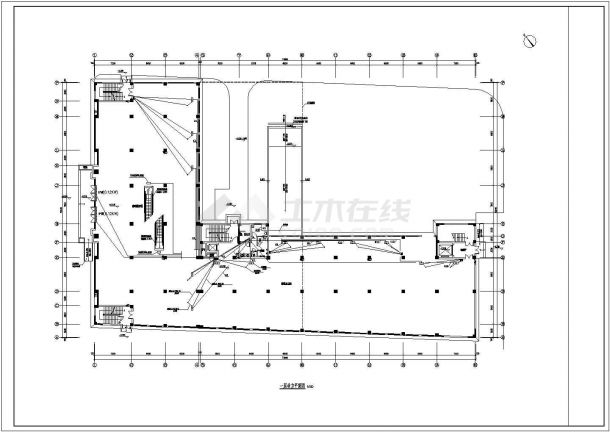 1972.70㎡六层大型家具商场电气施工图纸-图二