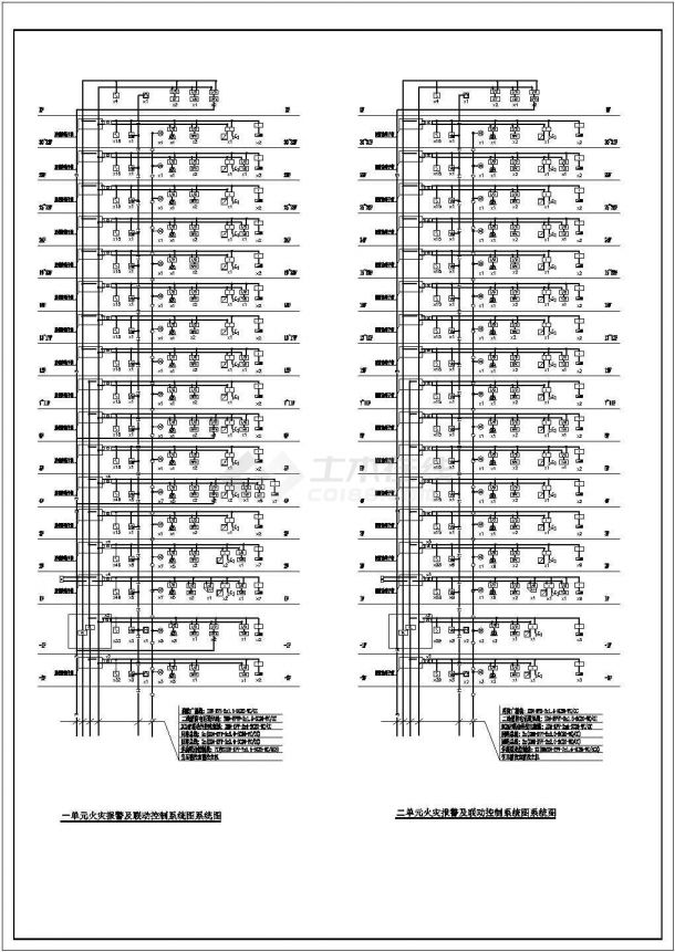 [陕西]某三十三层高档住宅带底商和人防电气施工图（甲级院设计）-图二