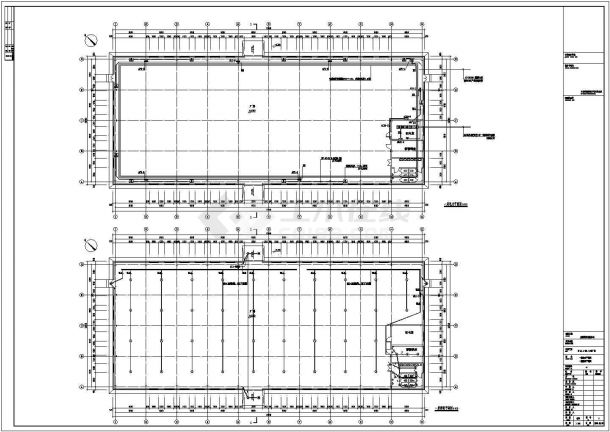 [葫芦岛]某单层成片厂房电气施工图纸（二级负荷）-图二