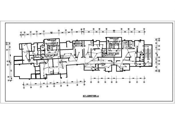 [陕西]某3万平高层住宅带人防电气施工图（甲级院设计）-图二