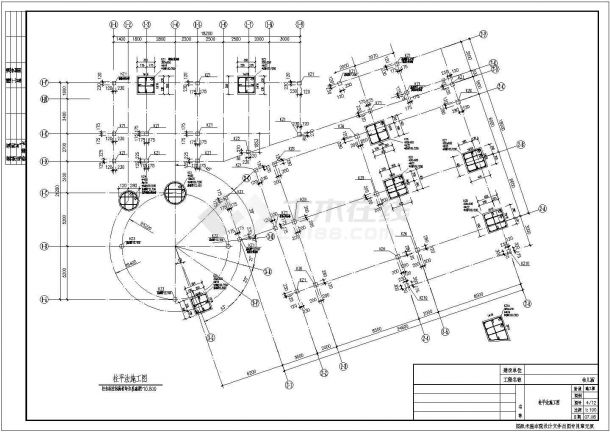 【南昌】某三层条形基础框架结构幼儿园结构设计施工图（6度抗震）-图一