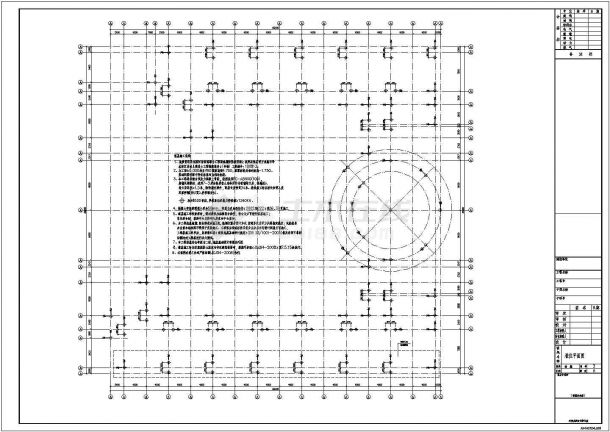 【杭州】某四层框架结构桩基础幼儿园结构设计施工图-图一