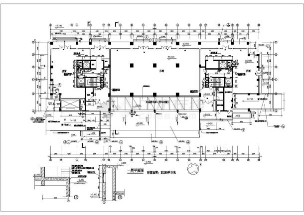 某地高层砖混结构公寓楼建筑施工图纸-图一