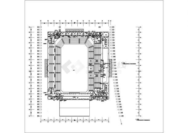 [西藏]某18991平方米文化中心体育馆电气全套施工图（甲级院设计）-图一