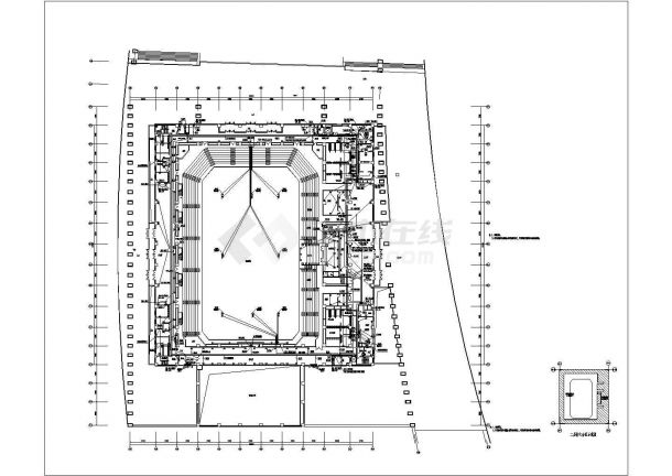 [西藏]某18991平方米文化中心体育馆电气全套施工图（甲级院设计）-图二