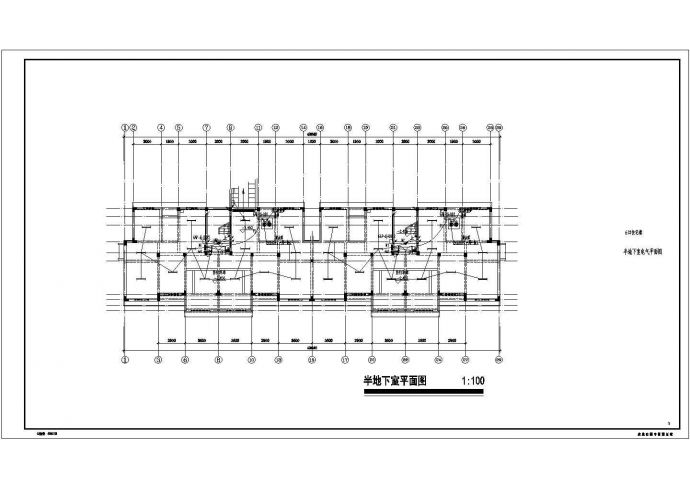 [浙江]某24506㎡多层住宅楼电气施工图纸（含人防）_图1