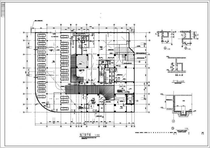 某地区高层住宅建筑设计平面总图纸_图1