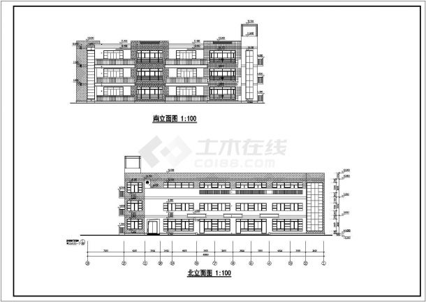 [杭州]某3006㎡三层幼儿园建筑施工图（含3D模型和方案彩图）-图一