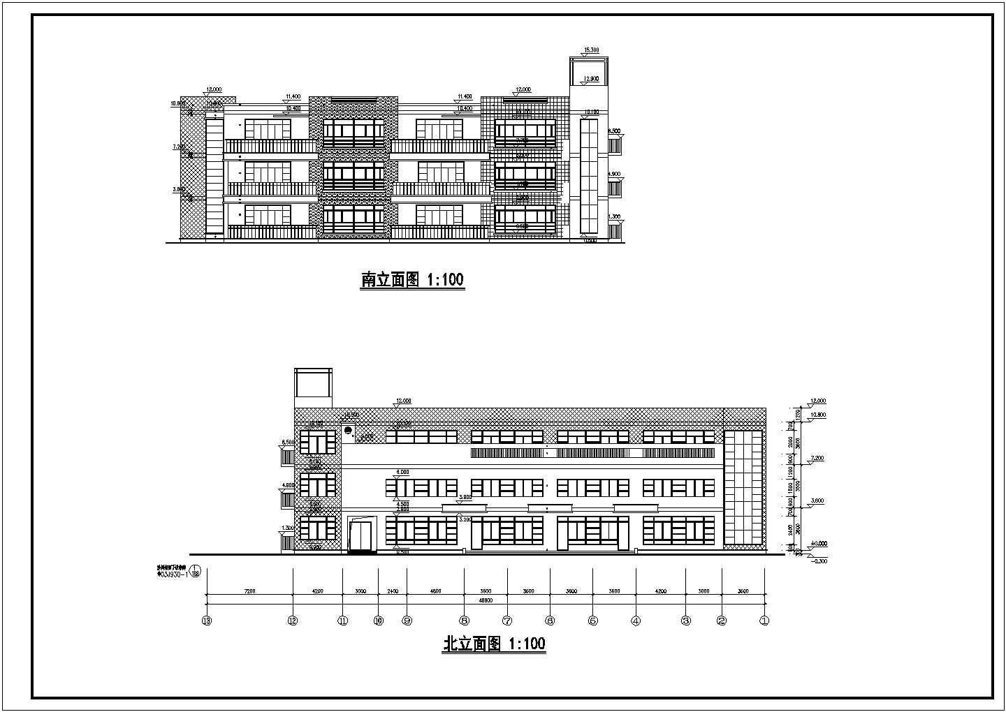 [杭州]某3006㎡三层幼儿园建筑施工图（含3D模型和方案彩图）