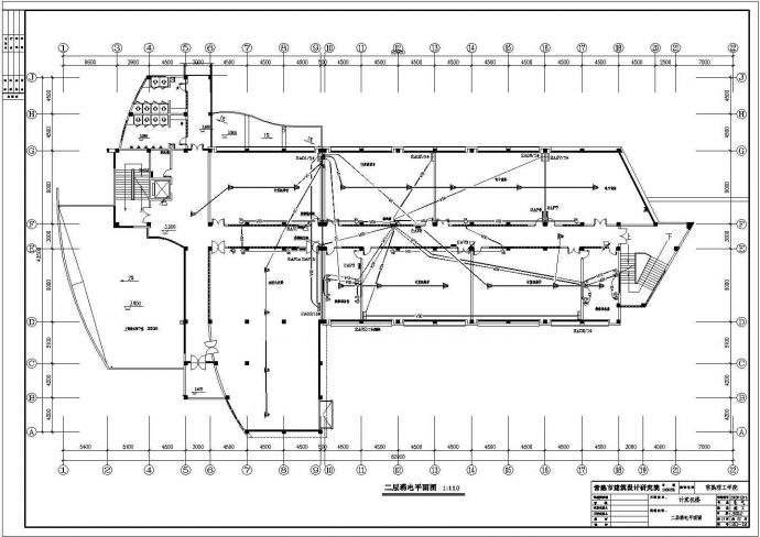 某五层框剪结构电脑教学楼建筑方案图（25.4米）_图1