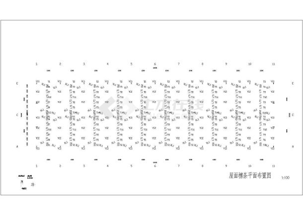 吐鲁番某16m跨门式刚架轻钢结构厂房全套图-图二