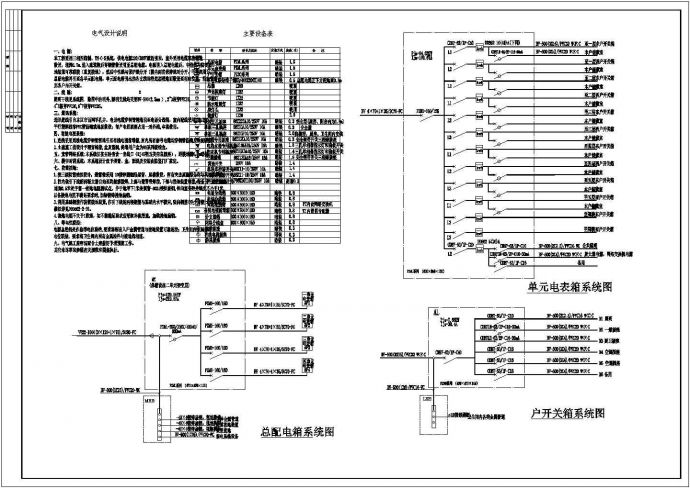 【广东】某五层住宅电气设计施工图_图1
