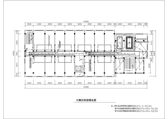 【山东】某七层大酒店电气设计施工图纸_图1
