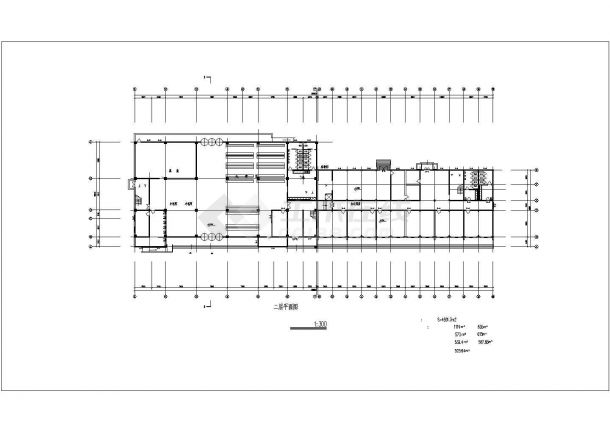 某1560平方米四层框架结构汽车站建筑方案图（高14.4米）-图二