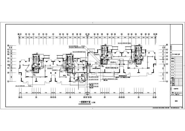 【温州】某十一层住宅小区全套电气施工图-图一