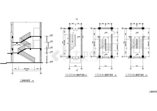某单层框架结构肥料厂建筑扩初图（高20米）-图二