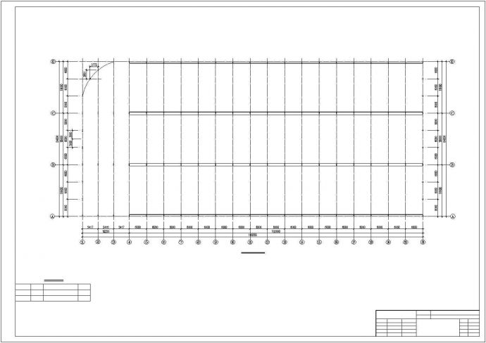 [武汉]钢结构新建厂房及办公楼结构设计图_图1