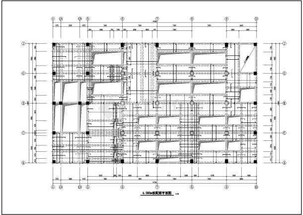 某多层门式刚架带吊车厂房结构设计图-图二
