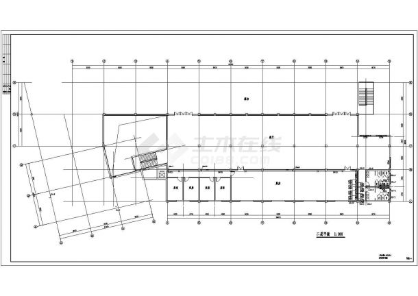 [河北]三层室内滑雪场建筑采暖系统设计施工图（含给排水设计）-图一