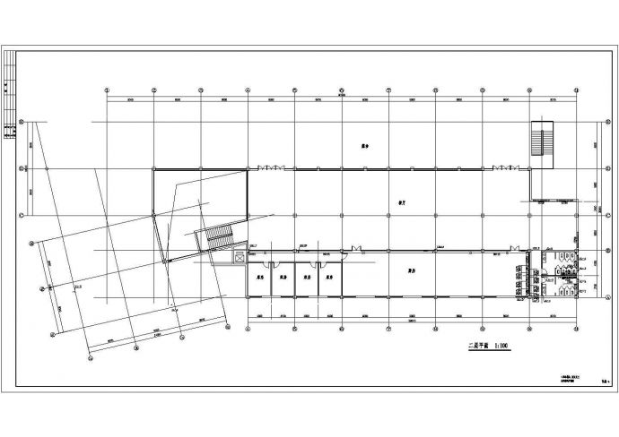[河北]三层室内滑雪场建筑采暖系统设计施工图（含给排水设计）_图1