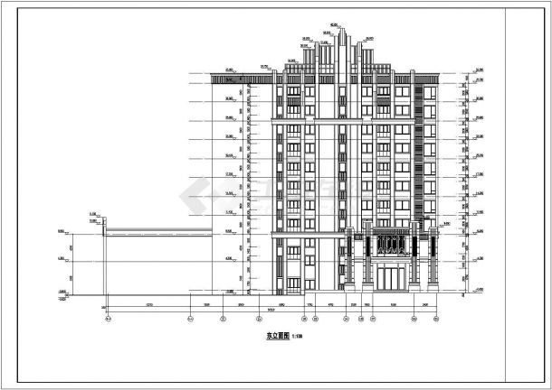 [江苏]某15546㎡高层住宅室内采暖通风系统设计施工图（含给排水系统设计）-图一