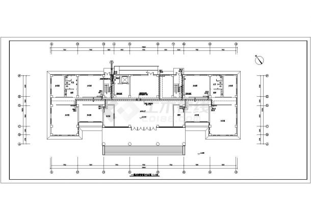 [新疆]某3731.76㎡多层办公大楼采暖给排水设计图-图二