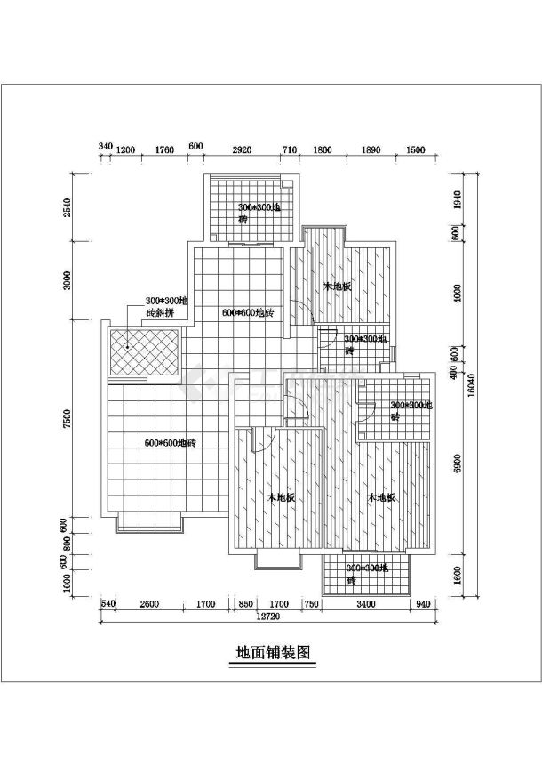 某城市家居装修设计图纸（共8张）-图一