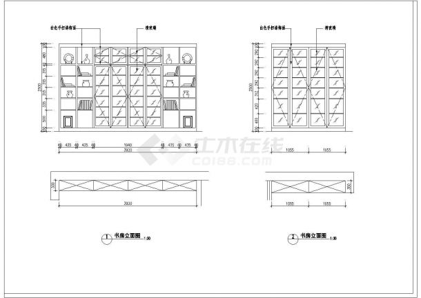 某城市法式住宅装修设计图纸（共21张）-图一