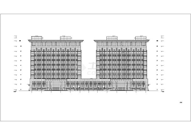江西某十六层办公楼综合体扩初图（含效果图）-图二