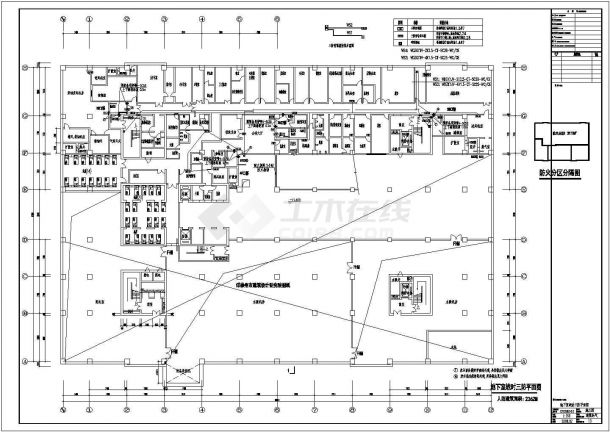 [江苏]某105567㎡高层医院病房楼全套电气施工图纸-图一