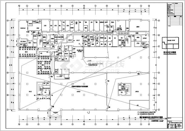 [江苏]某105567㎡高层医院病房楼全套电气施工图纸-图二