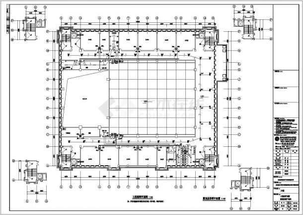 [贵州]某13858平方米三层会议中心电气施工图（含消防系统原理图）-图二
