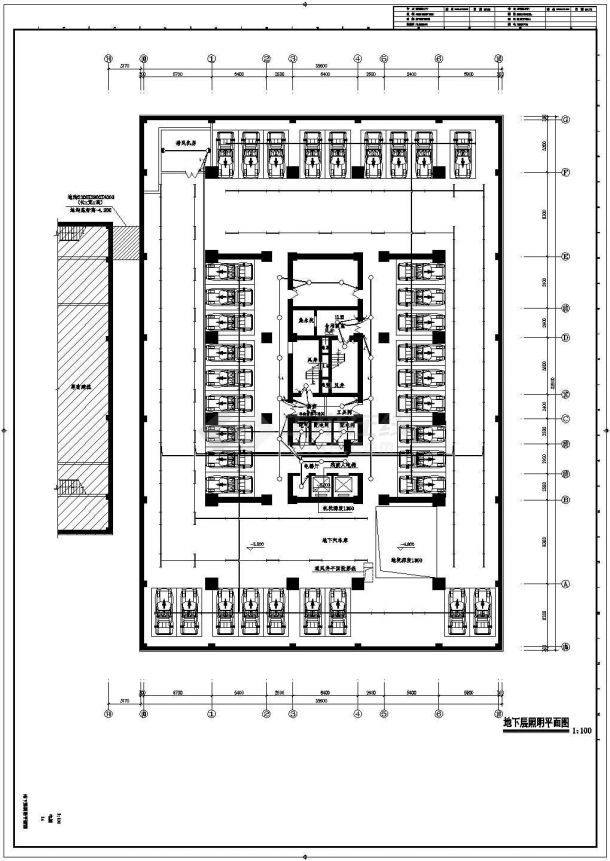 【唐山】某二十七层办公楼电气设计施工图-图一