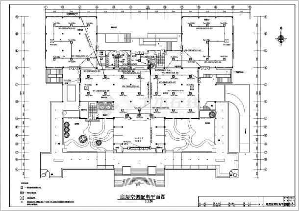 【广州】11275㎡五层大型图书馆全套电气施工图纸-图二