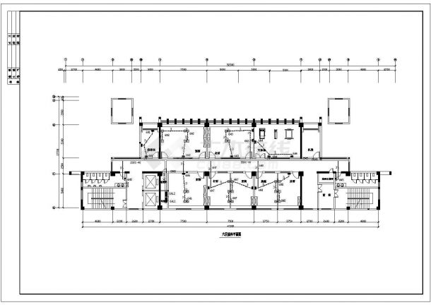 十三层办公楼全套电气设计施工图纸-图二