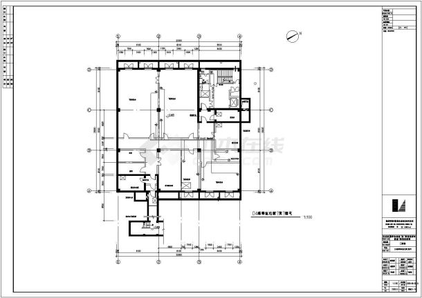 【北京】99659㎡五层某医学研究基地全套电气施工图-图一