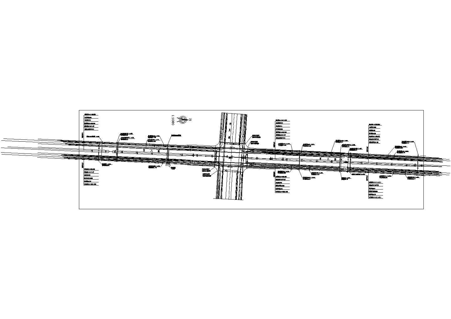 某市政道路口管线综合楼给排水设计图