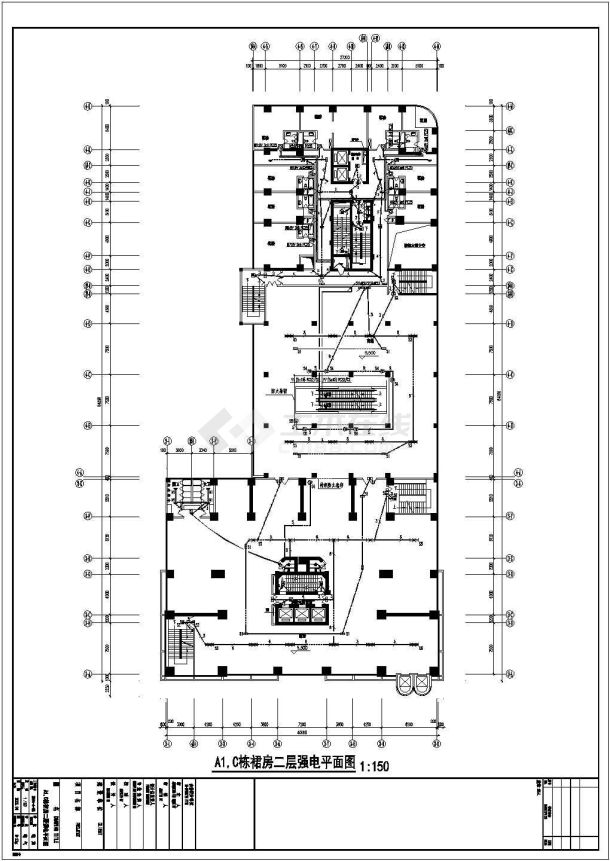 【重庆】某职工住宅楼工程电气设计施工图-图二