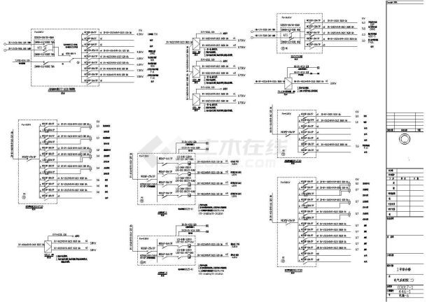 某地上十一层地下一层综合楼电气设计施工图纸-图二
