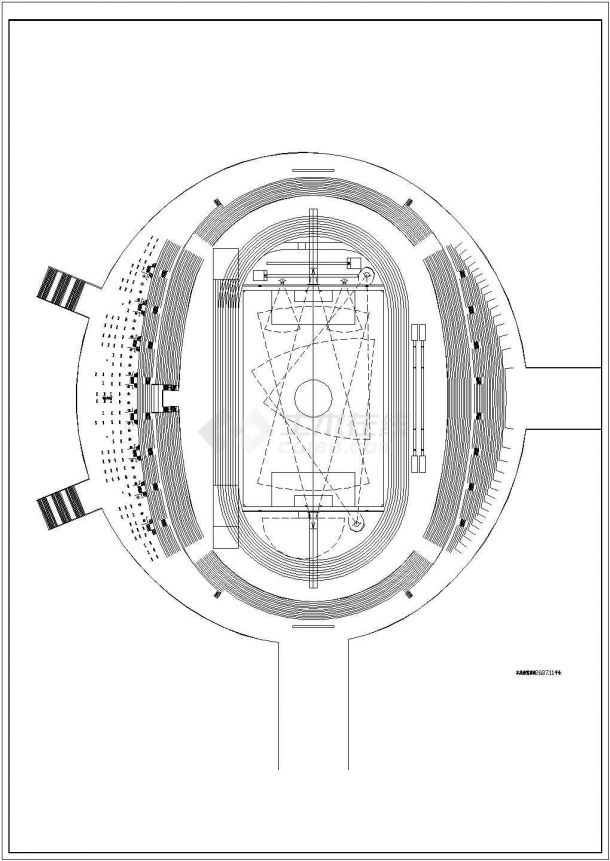 [山东]某2.5万平米三层健身中心体育场电气初设图（甲级院设计）-图一