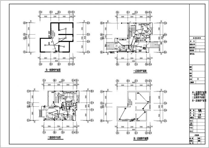 [四川]某两层砌体结构安置房电气图纸（甲级设计院）_图1
